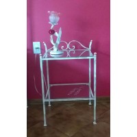 Bedside Table Wrought Iron. Personalised Executions. 1250