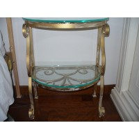 Bedside Table Wrought Iron.  Personalised Executions . 1251