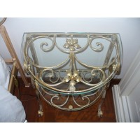 Bedside Table Wrought Iron.  Personalised Executions . 1251
