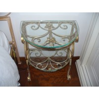 Bedside Table Wrought Iron.  Personalised Executions . 1251