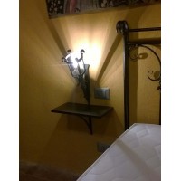 Bedside Table Wrought Iron. Personalised Executions. 869