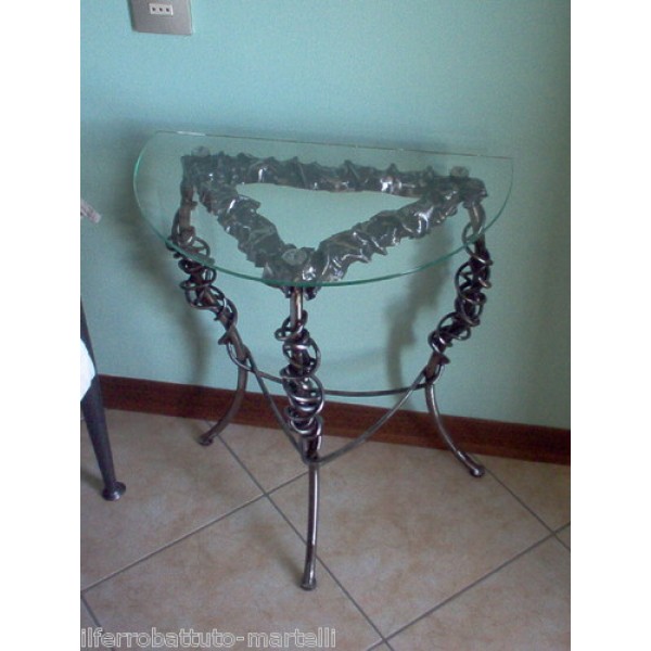 Bedside Table Wrought Iron. Personalised Executions. 874