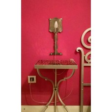 Bedside Table Wrought Iron. Personalised Executions. 878