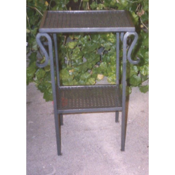 Bedside Table Wrought Iron. Personalised Executions. 882