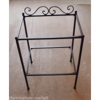 Bedside Table Wrought Iron. Personalised Executions. 887