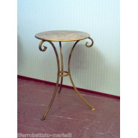 Bedside Table Wrought Iron. Personalised Executions. 891