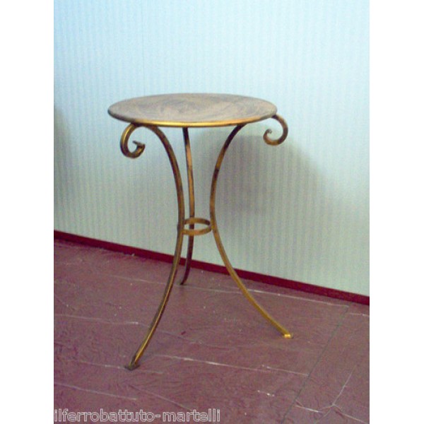 Bedside Table Wrought Iron. Personalised Executions. 891