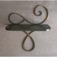 Bedside Table Wrought Iron.  Personalised Executions . 892