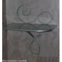 Bedside Table Wrought Iron.  Personalised Executions . 892