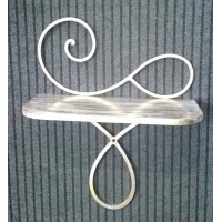 Bedside Table Wrought Iron.  Personalised Executions . 892
