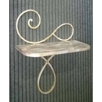 Bedside Table Wrought Iron.  Personalised Executions . 892