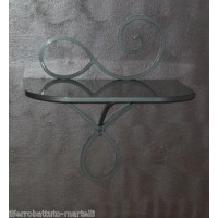 Bedside Table Wrought Iron.  Personalised Executions . 892