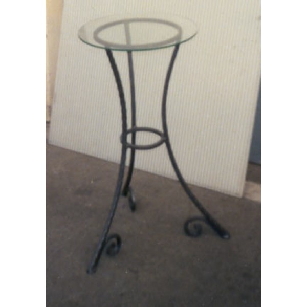 Bedside Table Wrought Iron. Personalised Executions. 895
