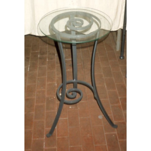 Bedside Table Wrought Iron. Personalised Executions. 898