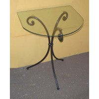 Bedside Table Wrought Iron. Iron color . 949