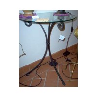 Bedside Table Wrought Iron. Personalised Executions. 949