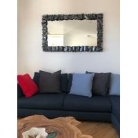 CORNICE design FERRO BATTUTO per Specchio o Foto con o senza LED . Realizzazioni Personalizzate . 850 