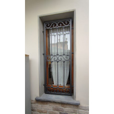 GRATA INFERRIATA in Ferro Battuto . Realizzazioni Personalizzate . Cod. 1388 GRATA INFERRIATA in Ferro Battuto . Realizzazioni Personalizzate . Cod. 1388