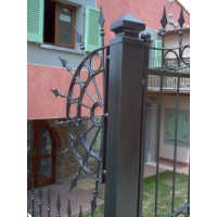 GRATA INFERRIATA in Ferro . Realizzazioni Personalizzate . Cod. 506