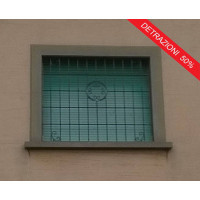 GRATA INFERRIATA in Ferro Battuto . Realizzazioni Personalizzate . Cod. 521