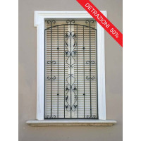 GRATA INFERRIATA in Ferro Battuto . Realizzazioni Personalizzate . Cod. 861