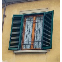GRATA INFERRIATA Ferro Battuto . Realizzazioni Personalizzate . cod. 1918 . Detrazioni 50%
