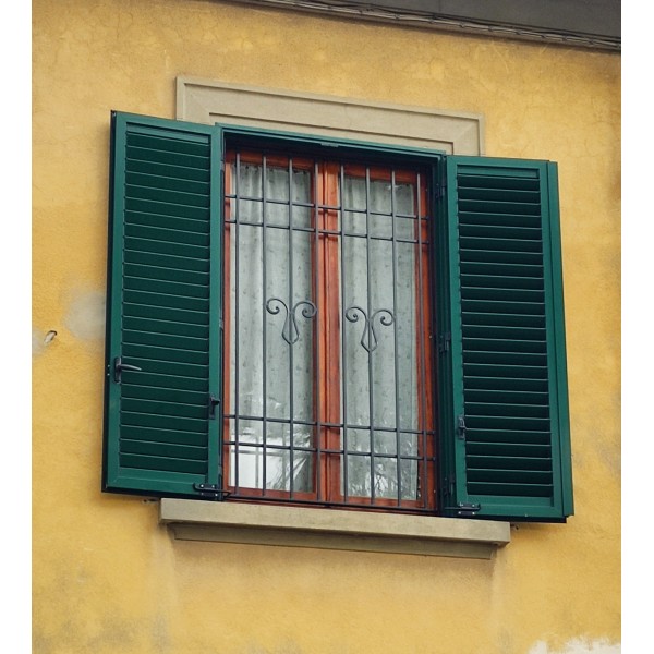 GRATA INFERRIATA Ferro Battuto . Realizzazioni Personalizzate . cod. 1918 . Detrazioni 50%