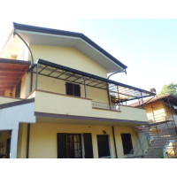 GAZEBO PENSILINA TETTOIA Acciaio Inox Ferro Battuto . Realizzazioni Personalizzate . Cod. 1403