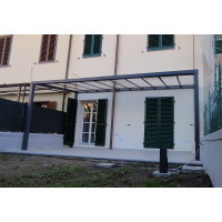 GAZEBO PENSILINA TETTOIA Acciaio Inox Ferro Battuto . Realizzazioni Personalizzate . Cod. 1409