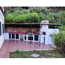 GAZEBO PENSILINA TETTOIA Acciaio Inox Ferro Battuto . Realizzazioni Personalizzate . Cod. 1410