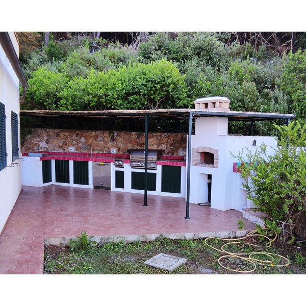 GAZEBO PENSILINA TETTOIA Acciaio Inox Ferro Battuto . Realizzazioni Personalizzate . Cod. 1410