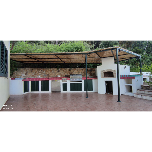 GAZEBO PENSILINA TETTOIA Acciaio Inox Ferro Battuto . Realizzazioni Personalizzate . Cod. 1410