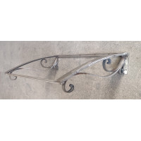 PENSILINA TETTOIA Acciaio Inox Ferro Battuto . Realizzazioni Personalizzate . Cod. 1413