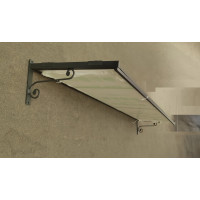 PENSILINA TETTOIA Acciaio Inox Ferro Battuto . Realizzazioni Personalizzate . Cod. 1416