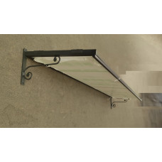 PENSILINA TETTOIA Acciaio Inox Ferro Battuto . Realizzazioni Personalizzate . Cod. 1416