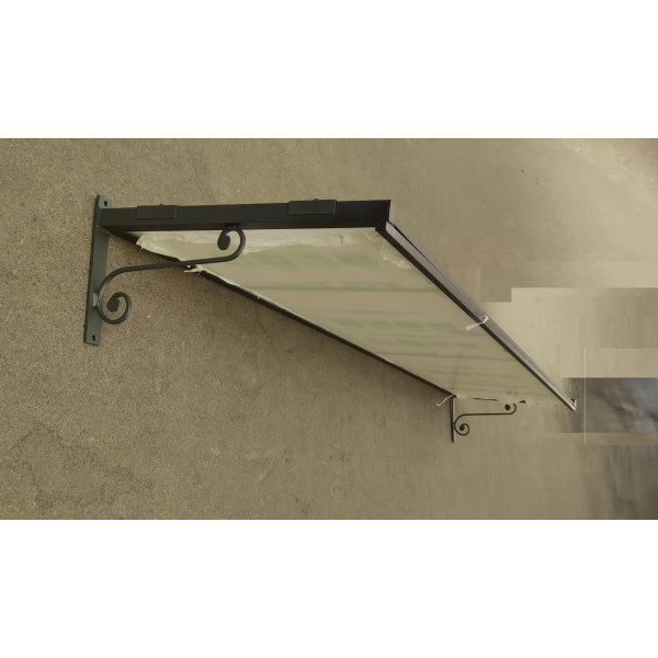PENSILINA TETTOIA Acciaio Inox Ferro Battuto . Realizzazioni Personalizzate . Cod. 1416