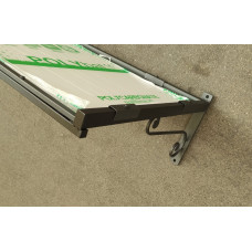 PENSILINA TETTOIA Acciaio Inox Ferro Battuto . Realizzazioni Personalizzate . Cod. 1416