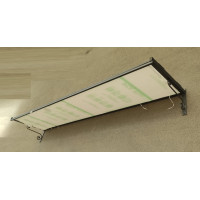 PENSILINA TETTOIA Acciaio Inox Ferro Battuto . Realizzazioni Personalizzate . Cod. 1416