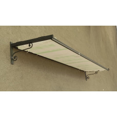 PENSILINA TETTOIA Acciaio Inox Ferro Battuto . Realizzazioni Personalizzate . Cod. 1416