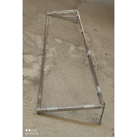 PENSILINA TETTOIA Acciaio Inox Ferro Battuto . Realizzazioni Personalizzate . Cod. 1416