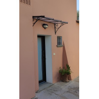 PENSILINA TETTOIA Acciaio Inox Ferro Battuto . Realizzazioni Personalizzate . Cod. 352