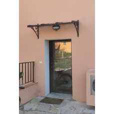 PENSILINA TETTOIA Acciaio Inox Ferro Battuto . Realizzazioni Personalizzate . Cod. 352