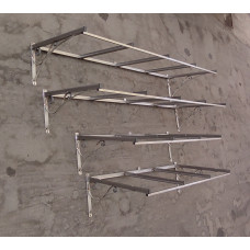 PENSILINA TETTOIA Acciaio Inox Ferro Battuto . Realizzazioni Personalizzate . Cod. 352