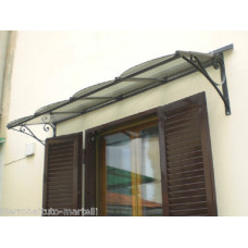 PENSILINA TETTOIA Acciaio Inox Ferro Battuto . Realizzazioni Personalizzate . Cod. 352