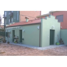 PENSILINA TETTOIA Acciaio Inox Ferro Battuto . Realizzazioni Personalizzate . Cod. 353