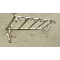 PENSILINA TETTOIA Acciaio Inox Ferro Battuto . Realizzazioni Personalizzate . Cod. 353
