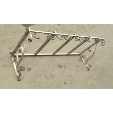 PENSILINA TETTOIA Acciaio Inox Ferro Battuto . Realizzazioni Personalizzate . Cod. 353
