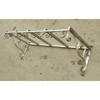 PENSILINA TETTOIA Acciaio Inox Ferro Battuto . Realizzazioni Personalizzate . Cod. 353