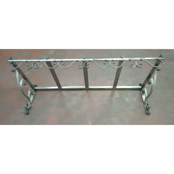 PENSILINA TETTOIA Acciaio Inox Ferro Battuto . Realizzazioni Personalizzate . Cod. 353