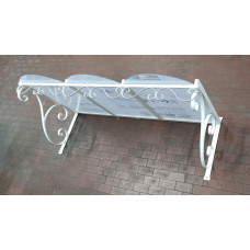 PENSILINA TETTOIA Acciaio Inox Ferro Battuto . Realizzazioni Personalizzate . Cod. 354